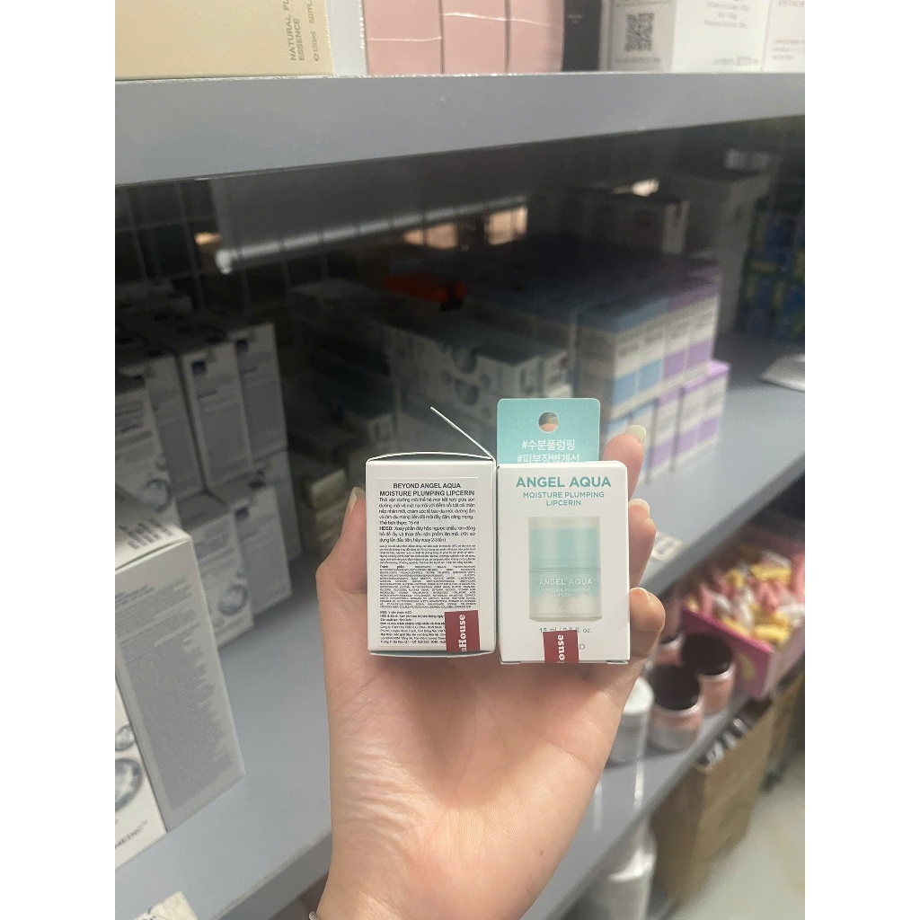Son Dưỡng Môi Thuần Chay Beyond  Angel Aqua Moisture Plumping Lipcerin 15ml Belif