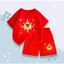 Set Đồ Thun Cotton Trẻ Em Mùa Hè – Hình CapyBara Đeo Kính Râm, Vải Co Giãn Thoáng Khí (M 265)