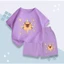 Set Đồ Thun Cotton Trẻ Em Mùa Hè – Hình CapyBara Đeo Kính Râm, Vải Co Giãn Thoáng Khí (M 265)