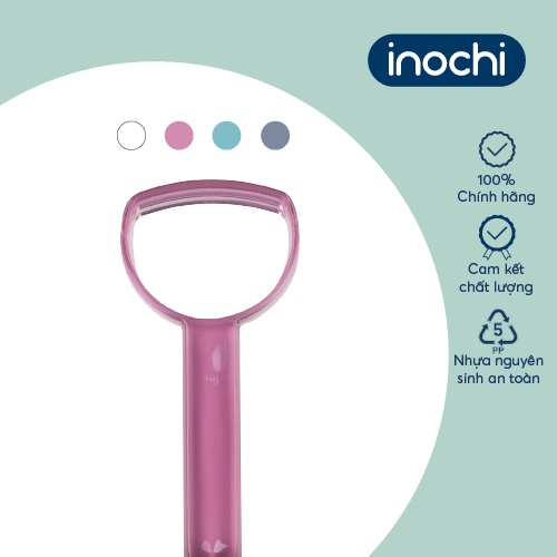 Dụng cụ vệ sinh lưỡi Inochi, dao nạo lưỡi, ngăn ngừa vi khuẩn giúp giảm hôi miệng, inochi store hcm