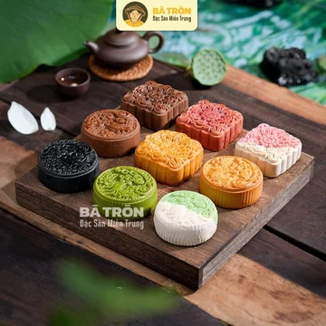 Bánh Trung Thu Healthy Ăn Kiêng Ít Ngọt Thập Cẩm, Đậu Xanh Trứng Muối, Vỏ Bánh Nguyên Cám 150gr