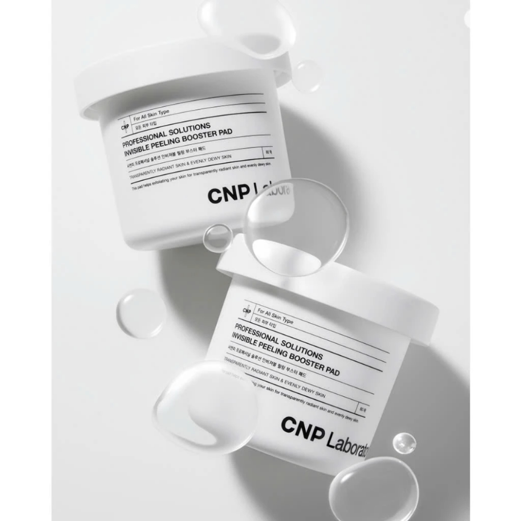 Toner Pad Tẩy Da Chết  CNP Laboratory Professional Solutions Invisible Peeling Booster, Giúp Mịn Da 80 miếng