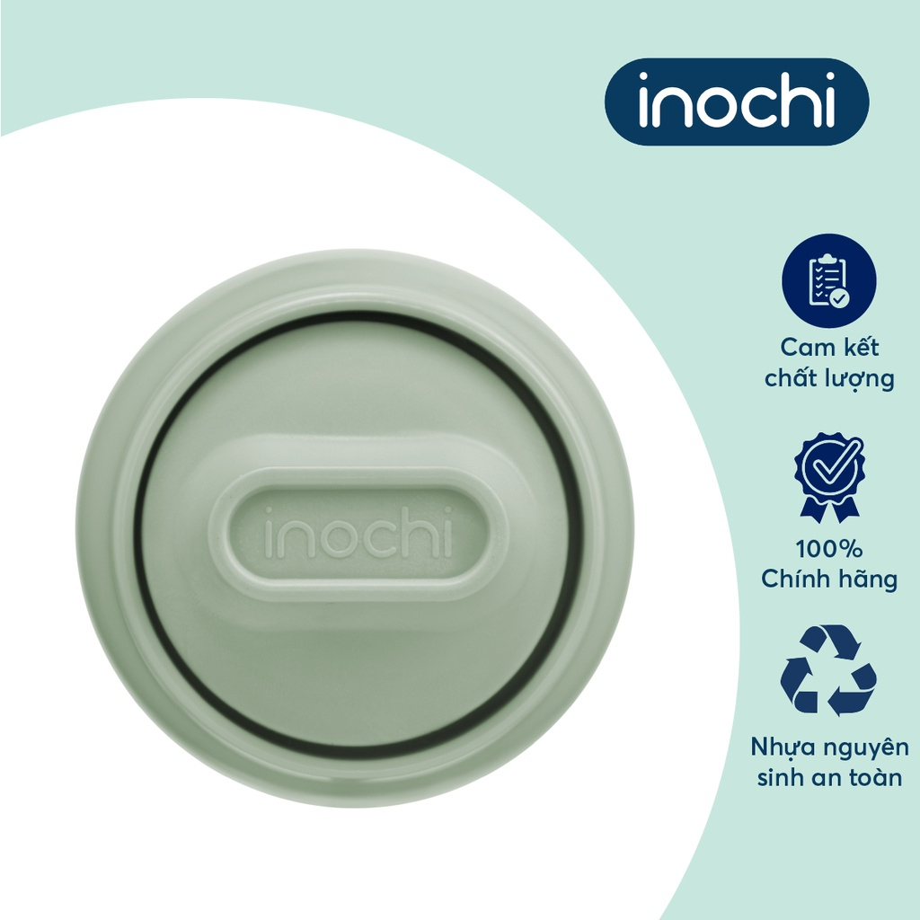 Hộp đựng gia vị tritan inochi, hộp gia vị có kèm muỗng, nắp rong cao su kín, có khay đựng