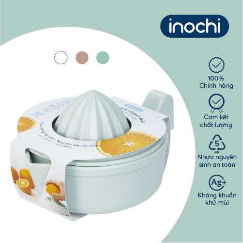 Bộ vắt cam cao cấp inochi, vắt cam bằng tay, nhựa nguyên sinh an toàn sức khỏe dễ dàng vệ sinh inochi store hcm