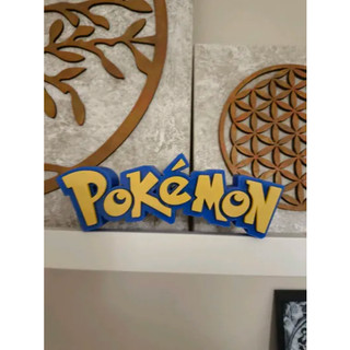 Logo pokemon trang trí decor