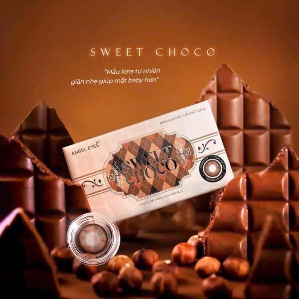 Lens y tế cấp ẩm Sweet Choco dành cho mắt nhạy cảm Hàn Quốc Gamilens