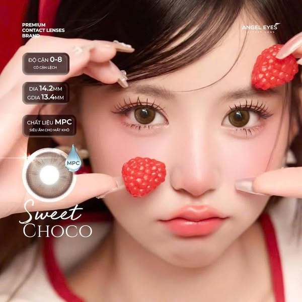 Lens y tế cấp ẩm Sweet Choco dành cho mắt nhạy cảm Hàn Quốc Gamilens