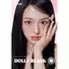 Lens đen giãn tròng 14.5mm DOLLY BLACK gamilens