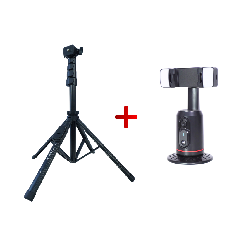 Combo Yunteng XC90 + Gimbal Q02 Xoay 360° | Gậy Tự Sướng, Quay Vlog, Livestream