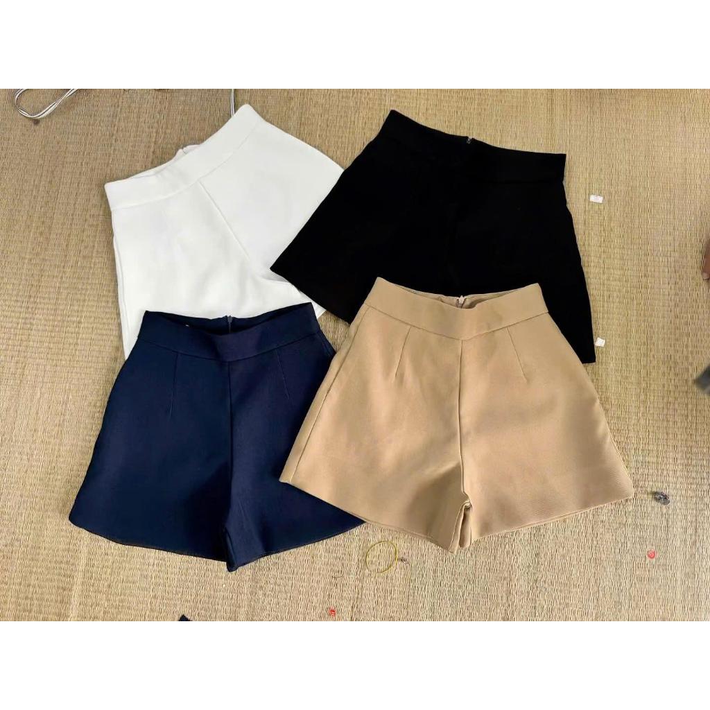 Quần Đùi Nữ 2 lớp có túi cạp cao dáng A nhẹ Pena house Thời Trang Nữ( mã 238)