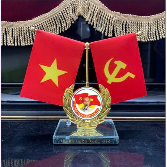 Cờ Tổ Quốc Và Cờ Đảng Trang Trí Xe Ô tô Văn Phòng Nhà Cửa cotoquoc