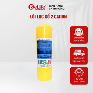 Lõi lọc nước số 2 Cation 10 inch khử cặn đá vôi, dùng cho máy lọc nước gia đình Ro