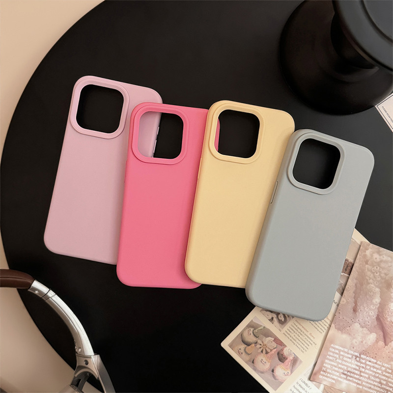 Ốp Lưng iPhone TPU Màu Pastel Chống Bẩn Lót Nhung, Chống Sốc, Bảo Vệ Camera - iP 7/8/X/XS/11/12/13/14/15/16/17/Plus/Pro/