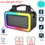 Loa bluetooth karaoke âm thanh vòm 6D công suất lớn bass mạnh, loa karaoke tặng kèm 2 mic - Mẫu mới