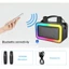 Loa bluetooth karaoke âm thanh vòm 6D công suất lớn bass mạnh, loa karaoke tặng kèm 2 mic - Mẫu mới