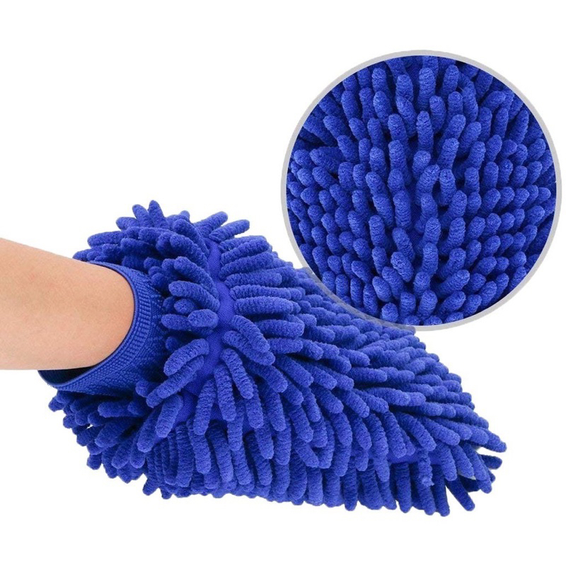Găng tay san hô đa năng lau rửa xe ô tô, xe hơi, xe máy Phụ Kiện Lau Xe Rửa Xe