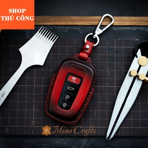 Mino Crafts - Bao Da Chìa Khóa Xe TOYOTA Camry 22-24, Corolla Cross, Corolla Altis, Chế tác thủ công