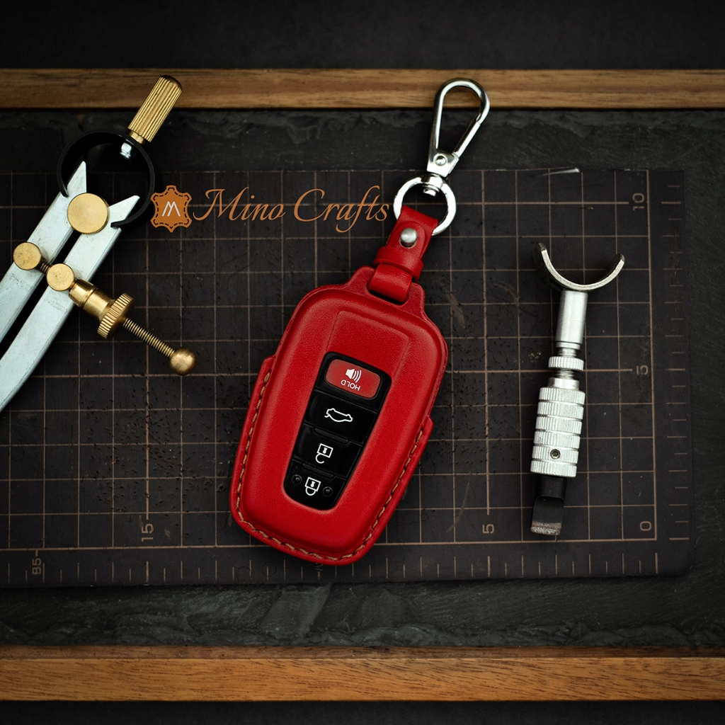 Mino Crafts - Bao Da Chìa Khóa Xe TOYOTA Camry 22-24, Corolla Cross, Corolla Altis, Chế tác thủ công