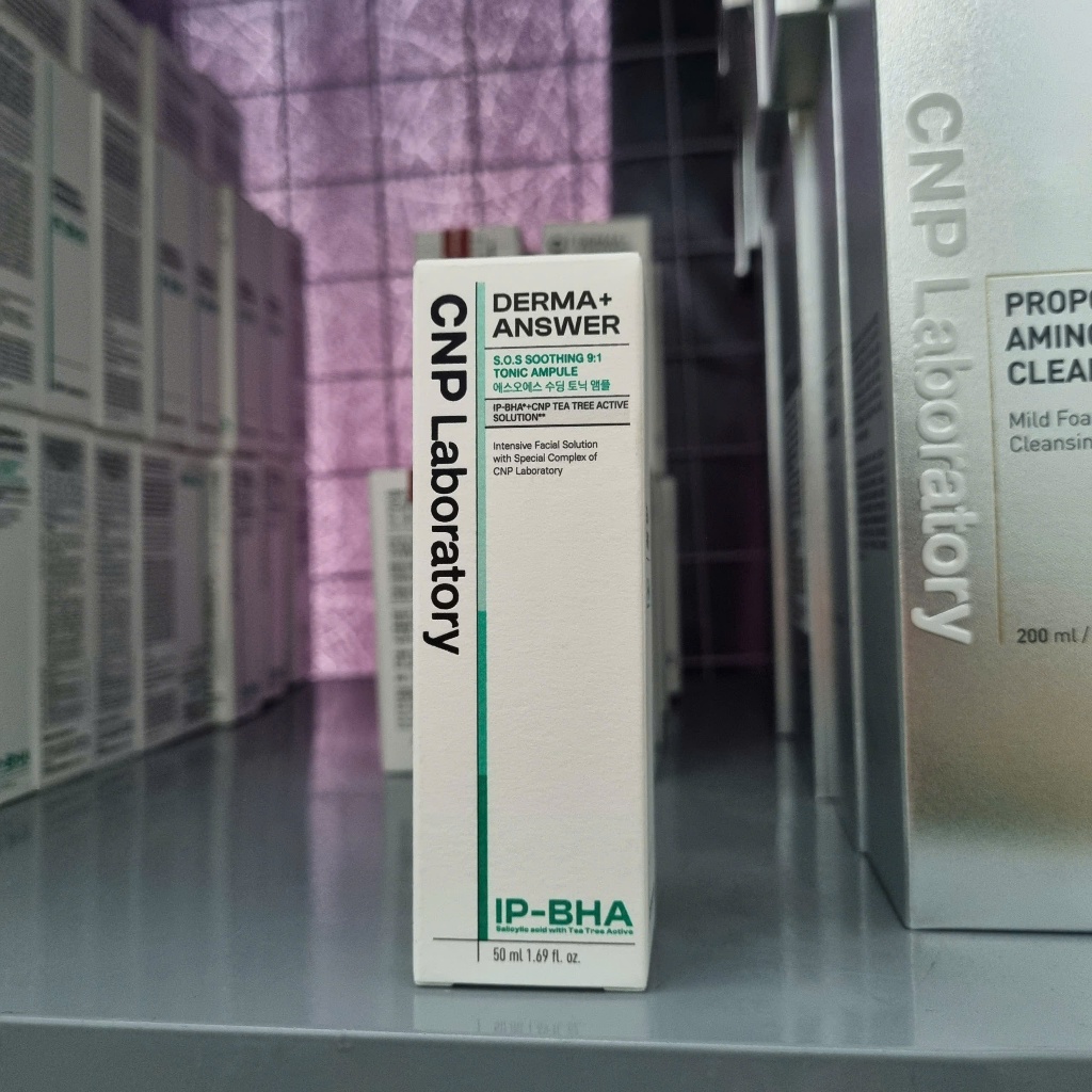 [HÀNG CTY] Dung Dịch Tẩy tế Bào Chết IP- BHA CNP Laboratory Derma+ Answer S.O.S Soothing 9:1 Tonic Ampule 50ml/200ml