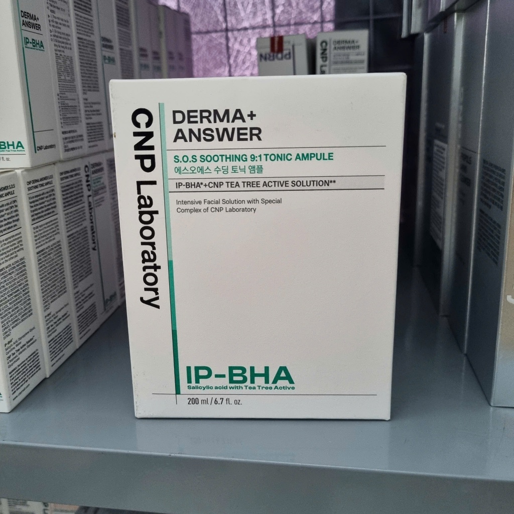 [HÀNG CTY] Dung Dịch Tẩy tế Bào Chết IP- BHA CNP Laboratory Derma+ Answer S.O.S Soothing 9:1 Tonic Ampule 50ml/200ml