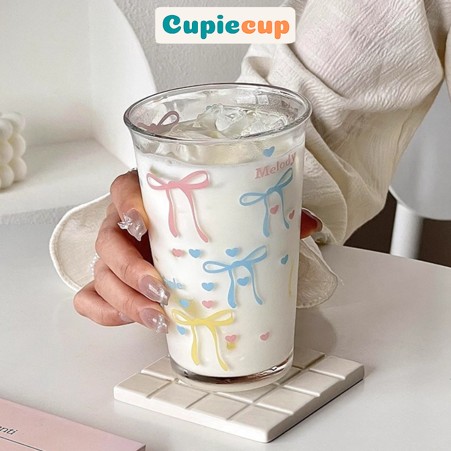 Cốc Thủy Tinh Paris Cao Cấp, Ly Uống Nước, Đựng Sinh Tố Dày Dặn, Chịu Nhiệt Cao 400ml CTT016