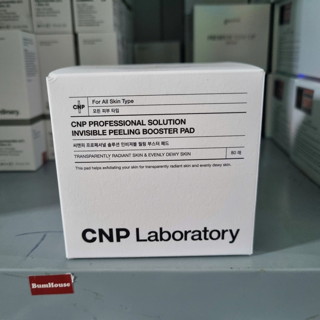 Toner Pad Tẩy Da Chết  CNP Laboratory Professional Solutions Invisible Peeling Booster, Giúp Mịn Da 80 miếng
