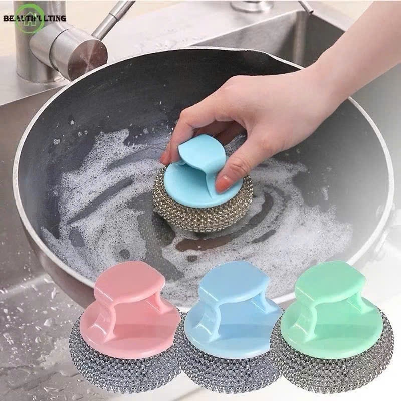 COMBO 2 Dụng Cụ Chà Xoong Nồi Có Tay Cầm