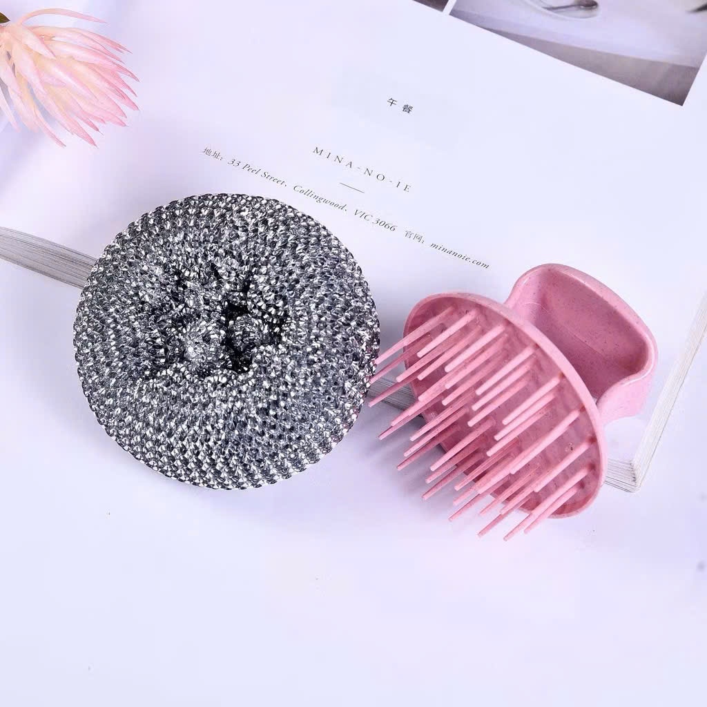 COMBO 2 Dụng Cụ Chà Xoong Nồi Có Tay Cầm