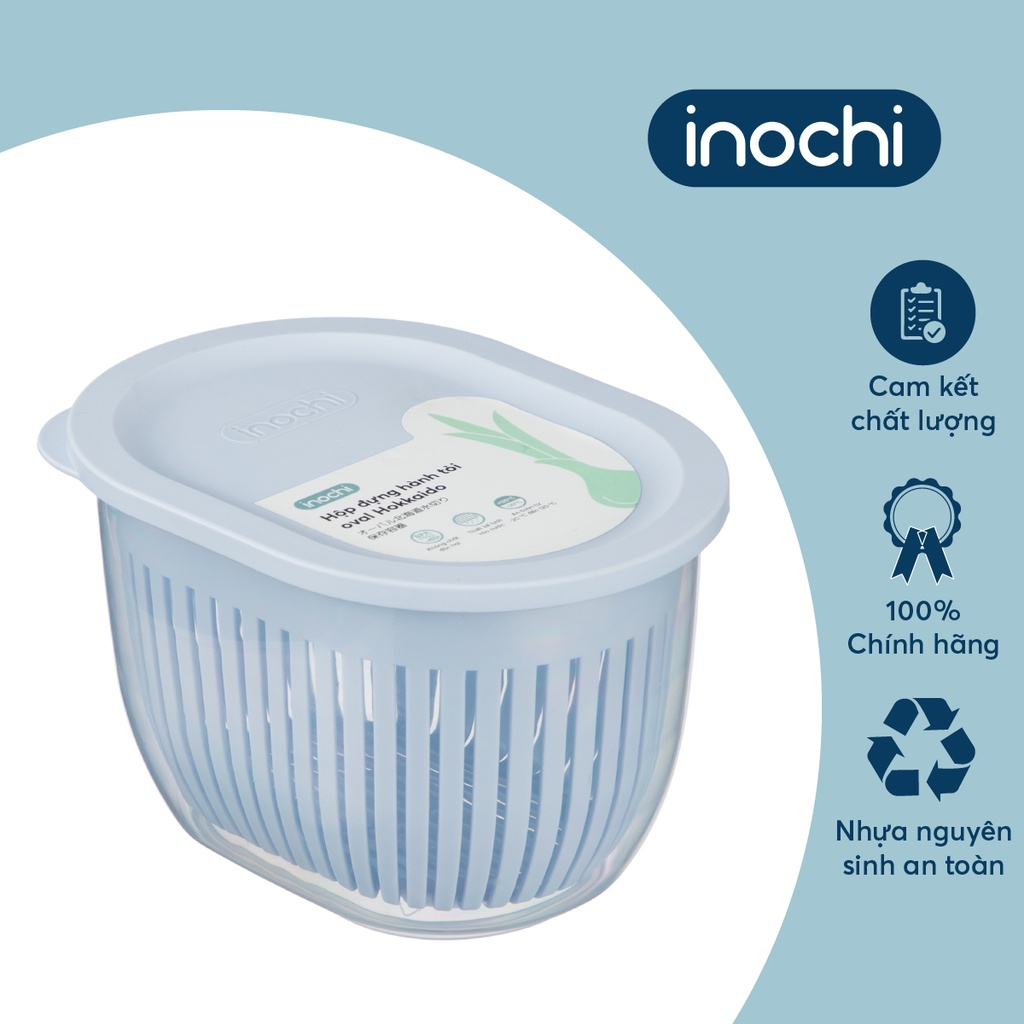Hộp đựng hành tỏi nhà bếp Hokkaido 2 lớp ráo nước, cấp đông được thực phẩm