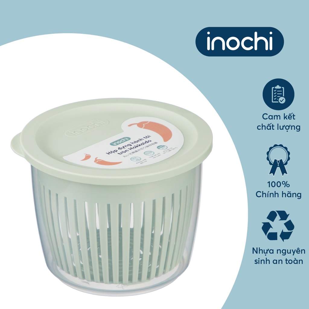 Hộp đựng hành tỏi nhà bếp Hokkaido 2 lớp ráo nước, cấp đông được thực phẩm