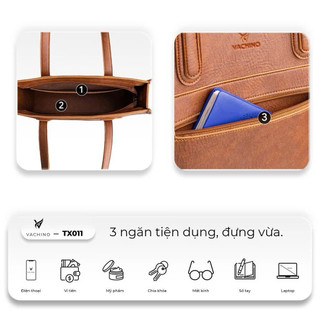 Túi xách công sở Selene Bag đựng laptop 15.6inch chính hãng VACHINO-TX011