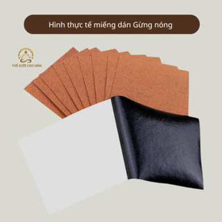 50 Miếng Dán Nóng Gừng Thảo Dược – Giảm Đau vai gáy,lưng,… Thư Giãn, Tăng Cường Tuần Hoàn Máu