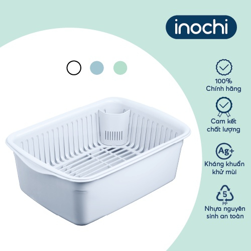 Kệ chén bát cao cấp INOCHI chống bụi, thiết kế thông minh hiện đại tiện lơi, có rãnh thoát nước
