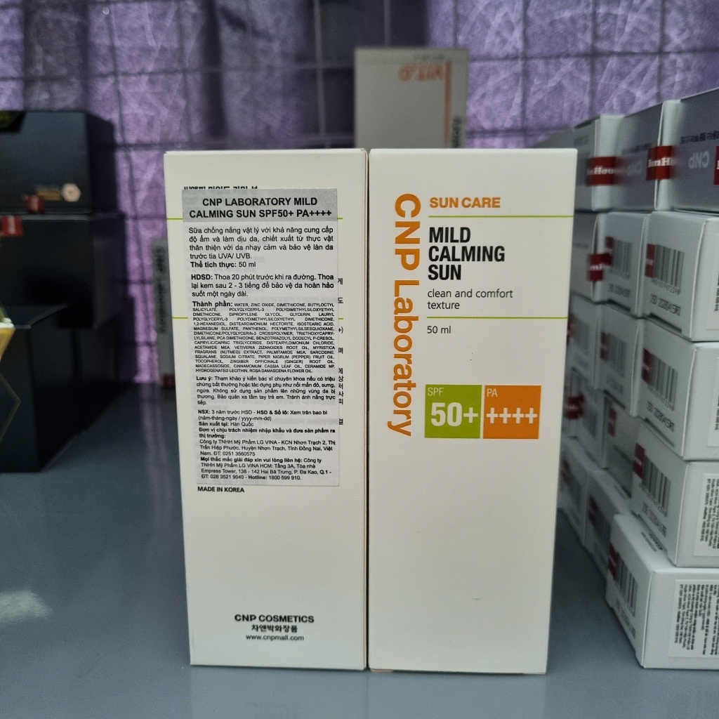 Sữa chống nắng dịu da CNP Laboratory Mild Calming Sun Lotion SPF50+/PA++++ 50ml