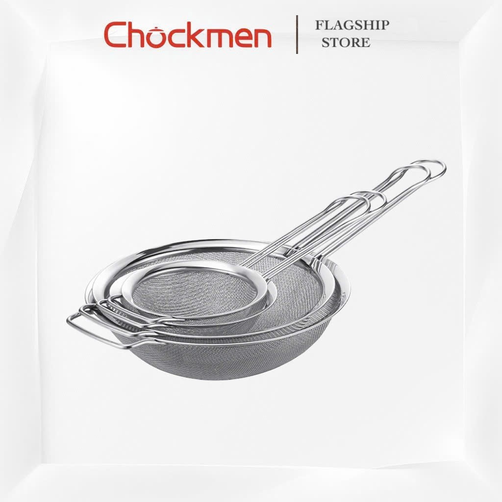 Rây lọc KINSGEM by Chockmen Inox 304 Cao Cấp Rây Lọc Cháo Lọc Cua Muôi Vớt Lọc Nhà Bếp Vớt Ăn Lẩu
