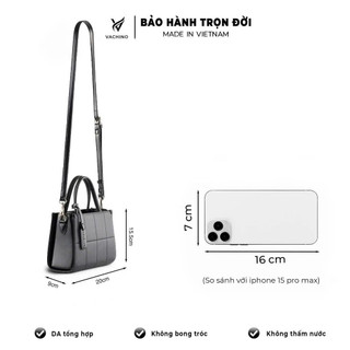 Túi đeo chéo da nữ dáng vuông sang chảnh thời trang VACHINO-TX054