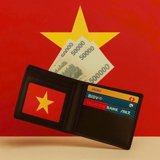 Quà Quốc Khánh 2/9 tặng cờ tổ quốc (bóc dán) theo ví fullbox túi hộp.