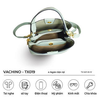 [XEM VIDEO] Túi xách da nữ thời trang cao cấp VACHINO - TX019. Bảo hành 12 tháng, đổi trả miễn phí trong 7 ngày.