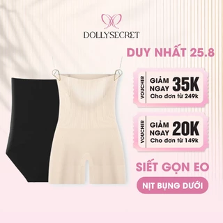 Quần Gen Nịt Bụng Cạp Cao DOLLY SECRET Có 4 Nẹp Định Hình Q08