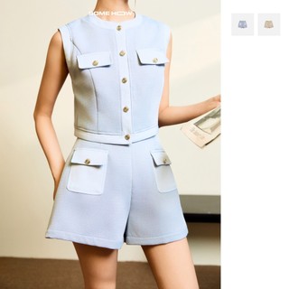 Quần Short Nữ Square Snap Pocket, Chất Vải Bố Gân Thoải Mái, WQS020 SOME HOW STORE