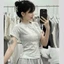 Áo thun babytee Đính nơ, áo thun nữ, áo thun nữ cỗ tròn A51124