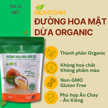 Đường hoa dừa cô đặc Organic hũ 150gr gói 300gr 1000gr Palm Syrup Sokfarm - Đường ăn kiêng - Ăn Chay - Ăn thực dưỡng