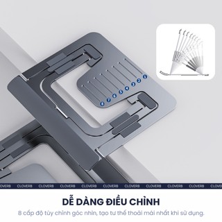 Giá Đỡ iPad Để Bàn Boneruy P63 Hợp Kim Nhôm Gập Gọn Điều Chỉnh Độ Cao Linh Hoạt