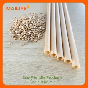 500 cái Ống hút bã mía phi 12, size 12*200mm, 486đ/cái