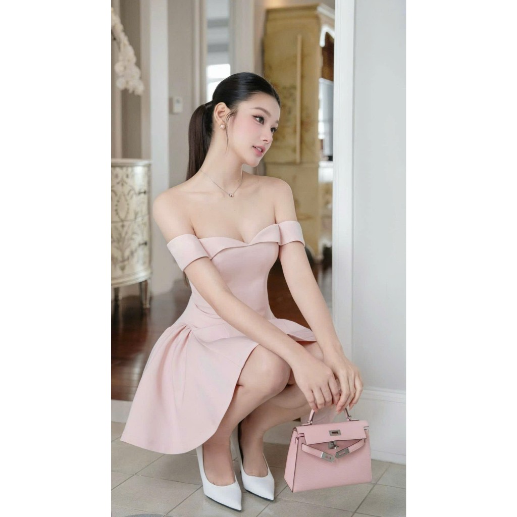 NH CLOTHER - đầm váy ôm eo TRỄ VAI tinh tế trong từng đường nét