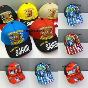 Bé 3-7 TUỔI/ Mũ lưỡi trai trẻ em gái trai phungvyshop- Nón trung / Kết TUNGTUNG tePD /