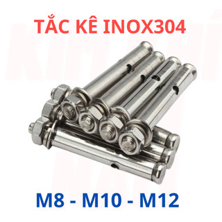 Tắc Kê Inox, Bu Lông Nở Inox 304 Đủ SIze  M8, M10, M12.