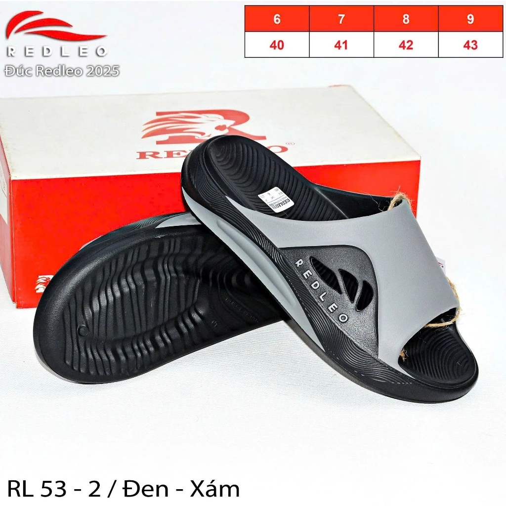Dép bánh mì quai ngang nam REDLEO RL53-2 nhìn tổng thể