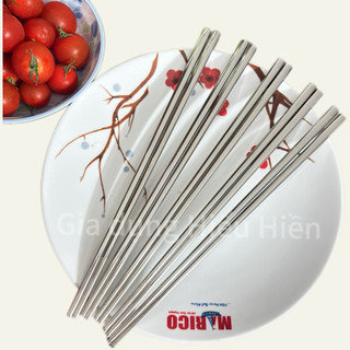 Đũa inox 316 Cao Cấp Chống Trượt Đũa Ăn An Toàn Sức Khoẻ Bền Đẹp Sang Trọng
