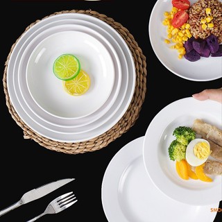 Đĩa Phíp ( Melamine A5 ) Cao Cấp Trắng Sang Trọng Bền Đẹp Không Xước - Ố  P1006